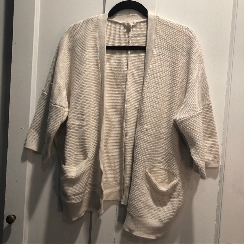 Soft Joie Short Sleeve Open Front Cardigan pockets